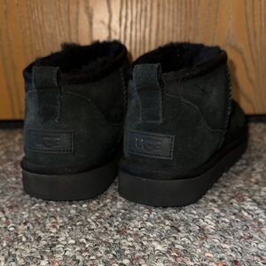 UGG Dark Suede Ankle Boots